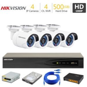 4 Full HD IP Camera Package HIKVISION